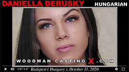 A hungarian girl, Daniella DeRusky has an audition with Pierre Woodman.