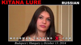 Kitana Lure in Woodman's anal sex casting