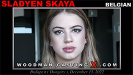 A Belgium girl, Sladyen Skaya has an audition with Pierre Woodman.