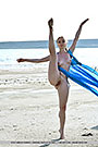 Beautiful Ukrainian girl Stacy Redi demonstrate her flexibility