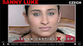 A Czech girl, Sanny Luke has an audition with Pierre Woodman.