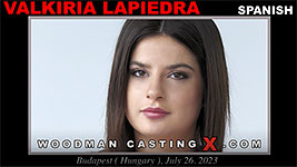 A Spanish girl, Valkiria Lapiedra has an audition with Pierre Woodman.